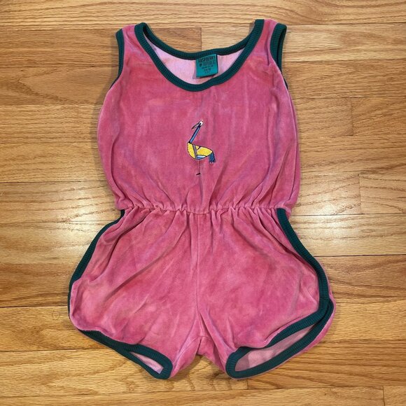 Raspberry Republic Velour Jumpsuit - Picture 1 of 3